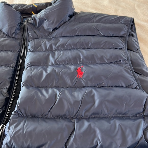 🎉Host Pick🎉Polo Ralph Lauren Mens Navy Blue Puffer Vest Size XXL - Picture 6 of 12